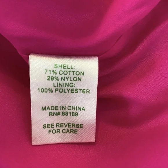 Lilly Pulitzer Hot Pink Lace Peplum Dress XS Summer Cocktail Party - Picture 10 of 11